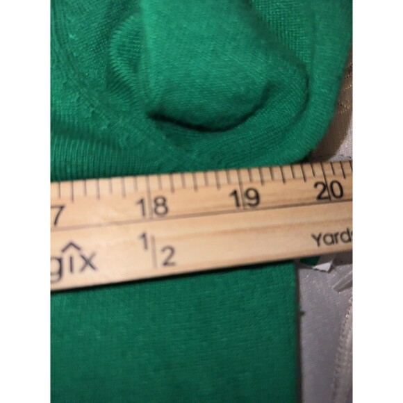 Women's Ruby Rd Green Beaded Long Sleeve Sweater Size Large - Picture 7 of 11
